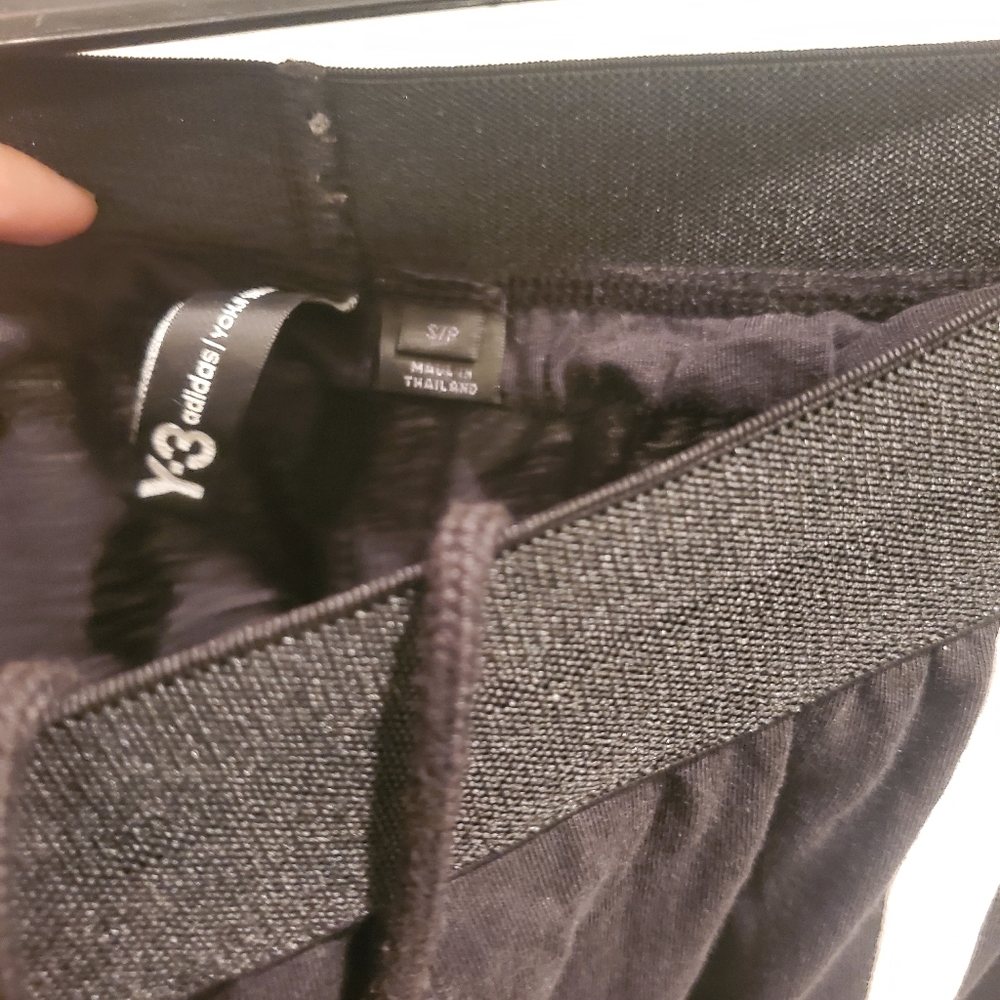 Y-3 Black and White Pants - Picture 5 of 8